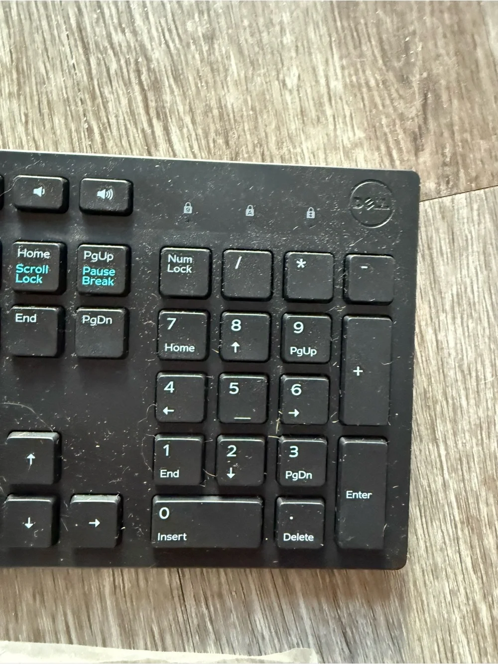 Dell Black Wired USB Keyboard with Numeric Keypad